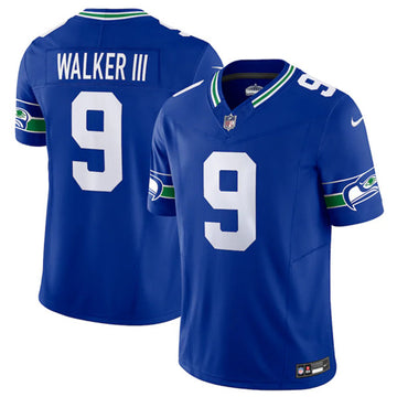 Kenneth Walker III Seattle Seahawks royal FUSE jersey