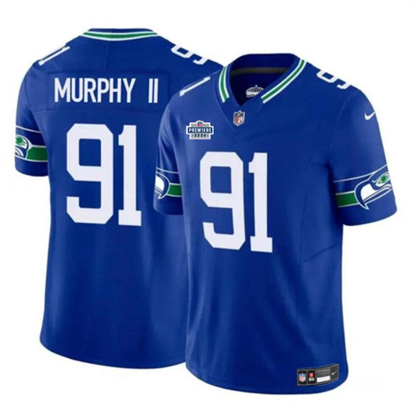Byron Murphy II Seattle Seahawks royal FUSE jersey
