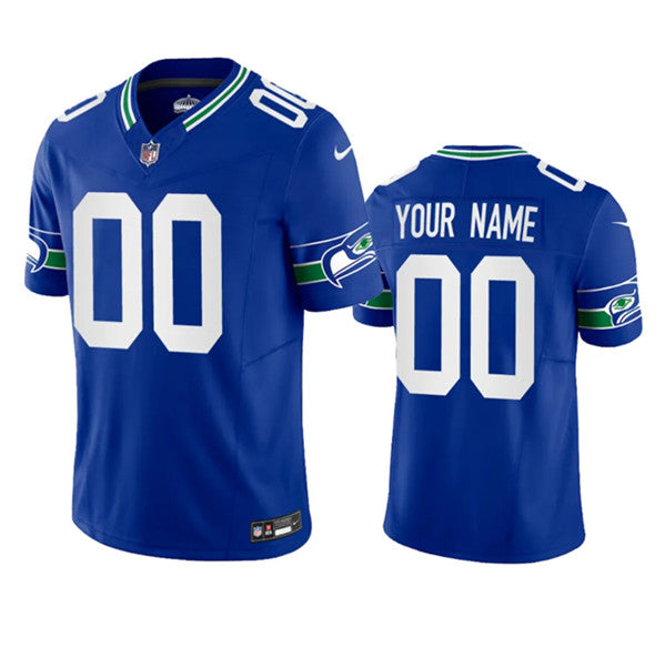 Custom Seattle Seahawks royal FUSE jersey