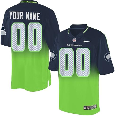 Seattle Seahawks blue-green Fashion jersey