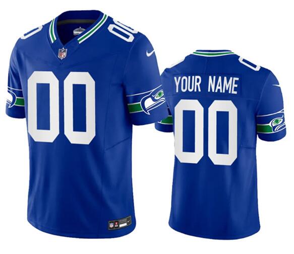 Custom Seattle Seahawks royal FUSE jersey