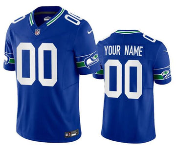 Custom Seattle Seahawks royal FUSE jersey