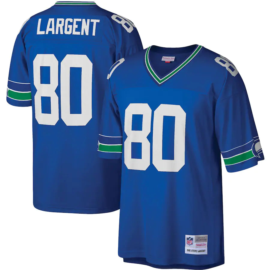 Custom Seattle Seahawks royal jersey