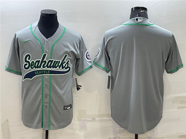 Seattle Seahawks gray jersey