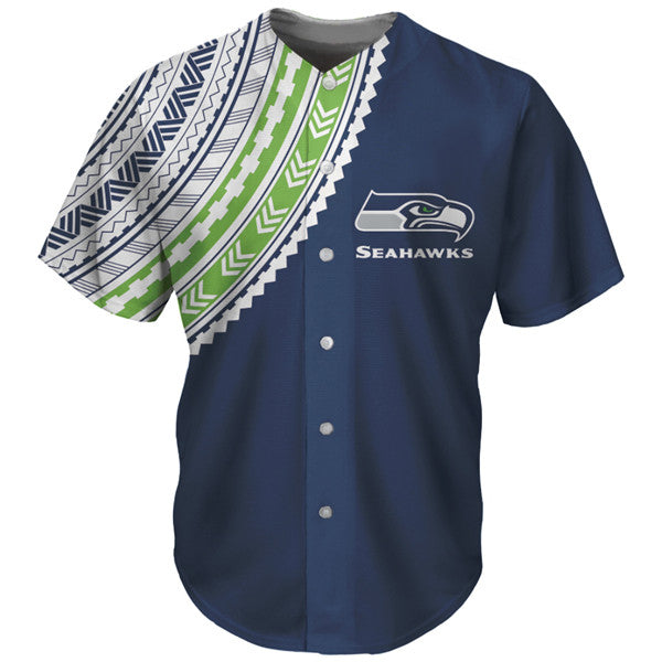 Seattle Seahawks navy jersey