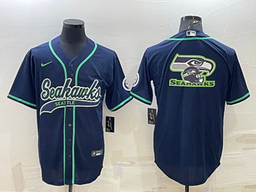 Seattle Seahawks navy jersey
