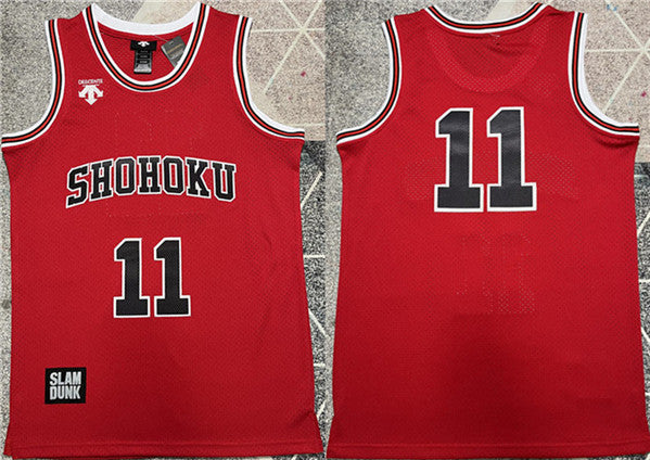 Kaede Rukawa Shohoku red jersey