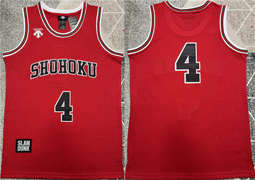 Slam Dunk Shohoku red jersey