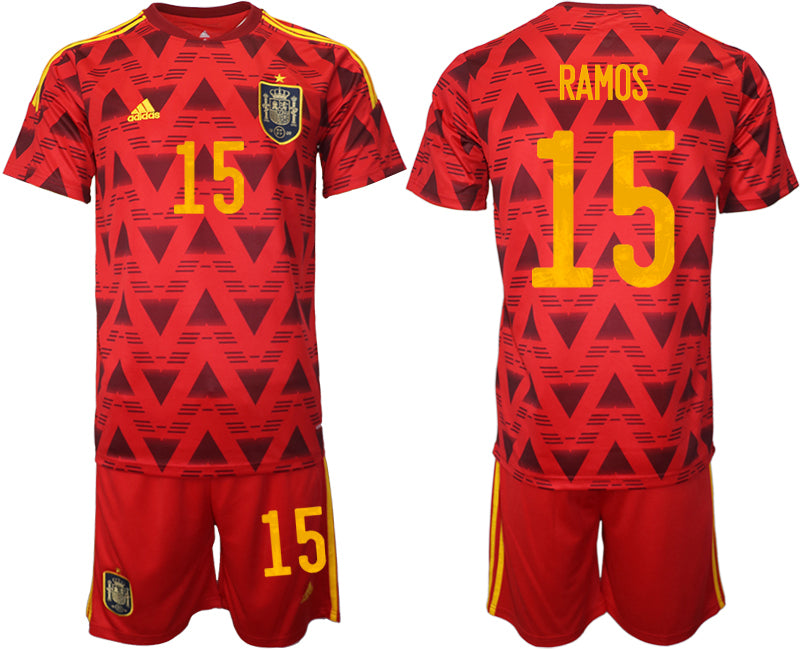 Ramos Spain National Team red Home jersey