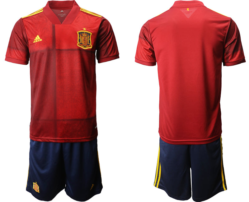 Custom Spain National Team red jersey
