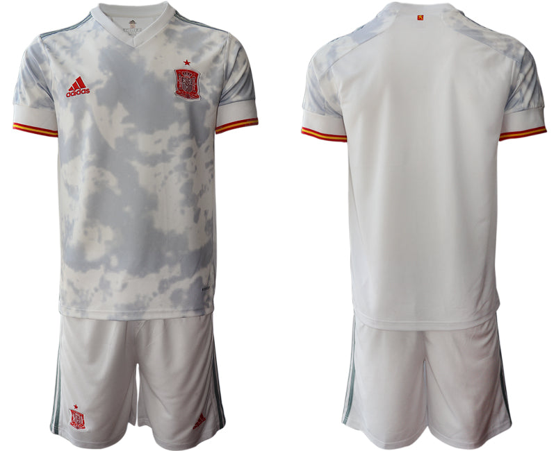 Custom Spain National Team white jersey