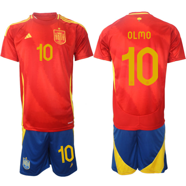 Olmo Spain National Team red Home jersey
