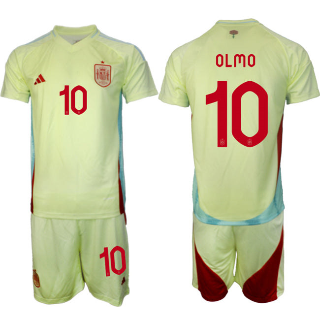 Olmo Spain National Team yellow Away jersey
