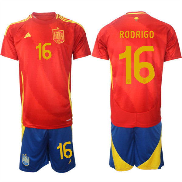 Rodrigo Spain National Team red Home jersey