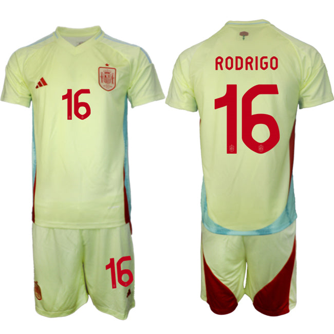 Rodrigo Spain National Team yellow Away jersey