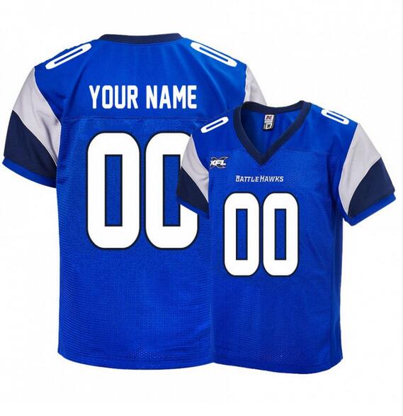 Custom blue jersey