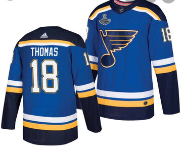 Robert Thomas St. Louis Blues blue jersey