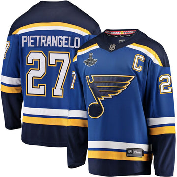 Alex Pietrangelo St. Louis Blues blue jersey