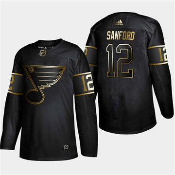Zach Sanford St. Louis Blues black jersey