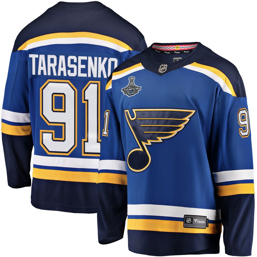 Vladimir Tarasenko St. Louis Blues blue jersey