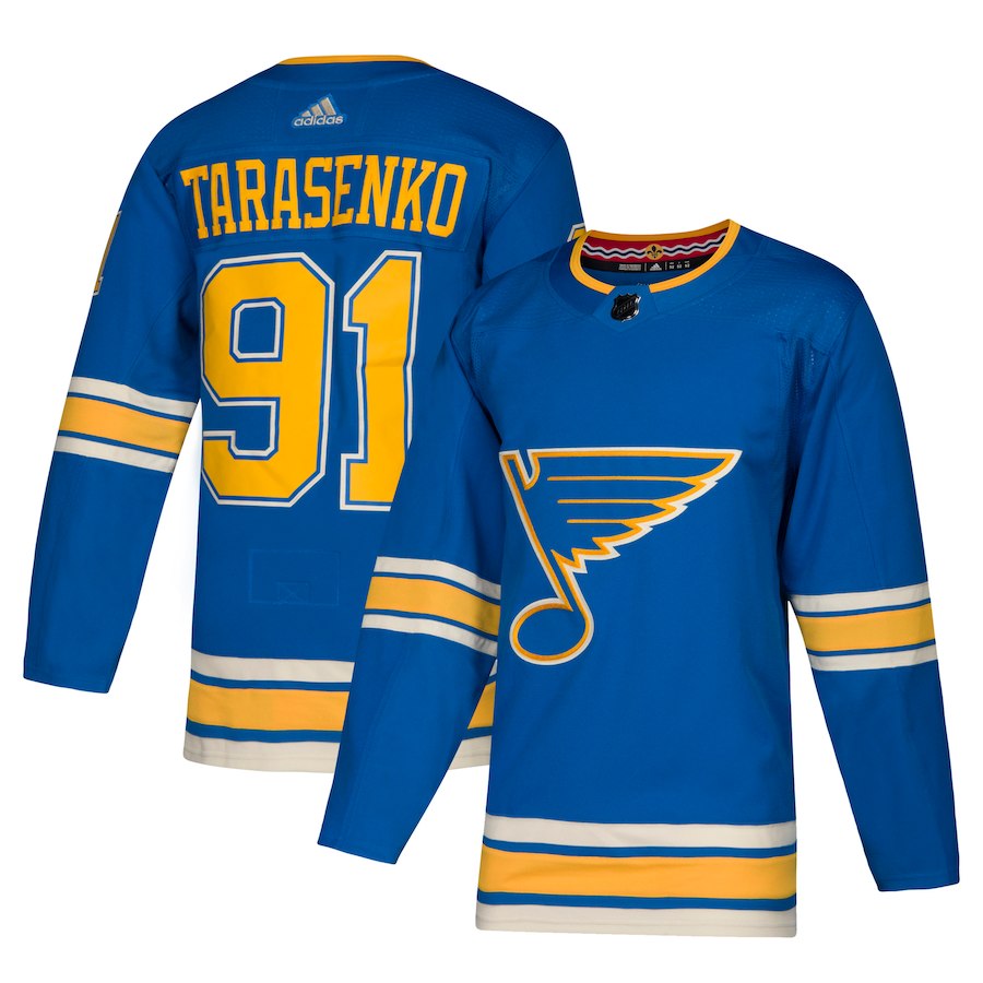 Vladimir Tarasenko St. Louis Blues blue jersey