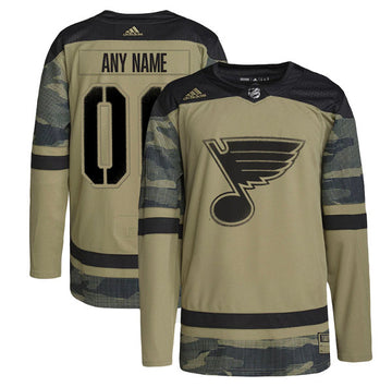 Custom St. Louis Blues camo Camo jersey