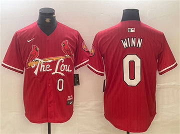 Masyn Winn St. Louis Cardinals red City Connect jersey
