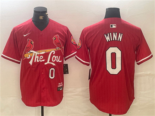 Masyn Winn St. Louis Cardinals red City Connect jersey