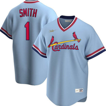 Ozzie Smith St. Louis Cardinals blue jersey