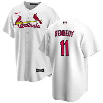 Buddy Kennedy St. Louis Cardinals white jersey