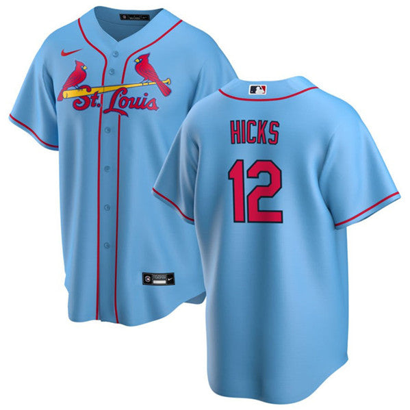 Jordan Hicks St. Louis Cardinals blue jersey