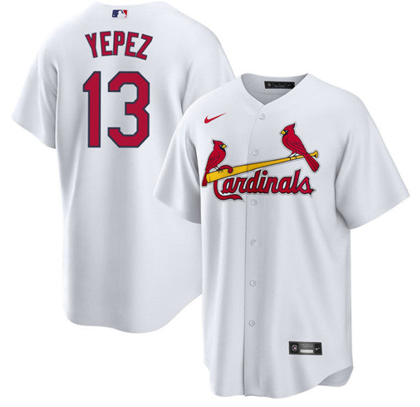 Juan Yepez St. Louis Cardinals white jersey