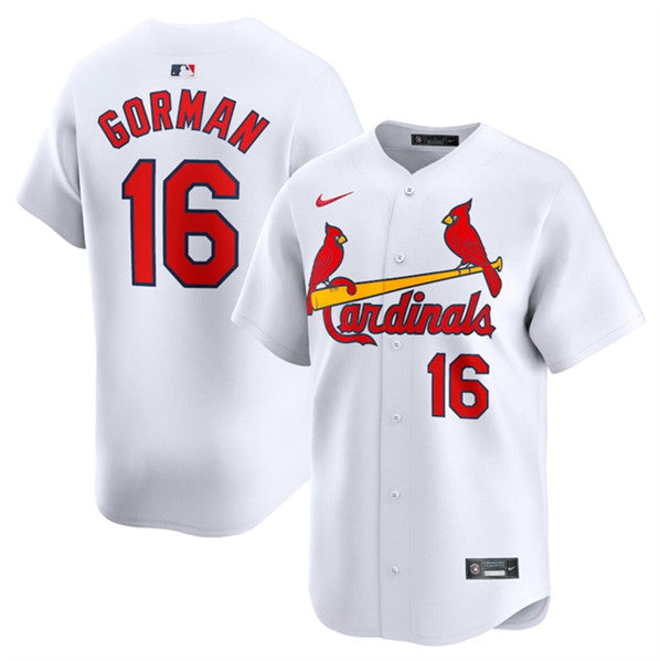 Nolan Gorman St. Louis Cardinals white Home jersey