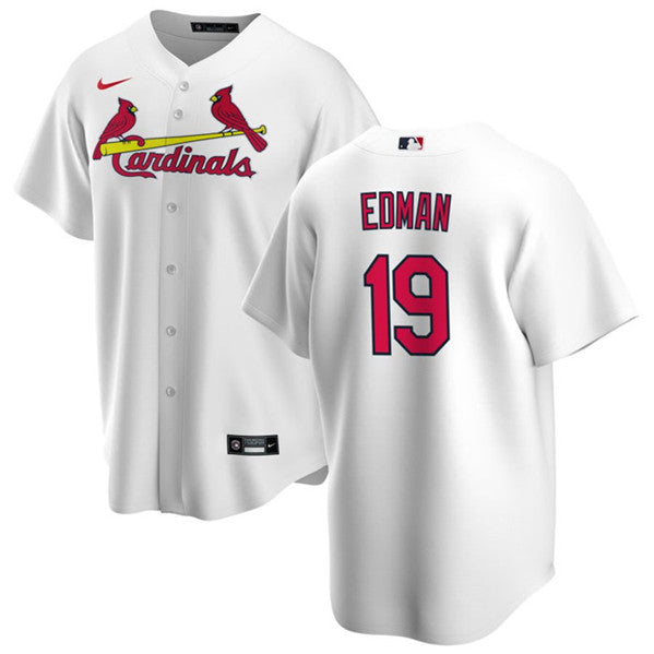 Tommy Edman St. Louis Cardinals white jersey