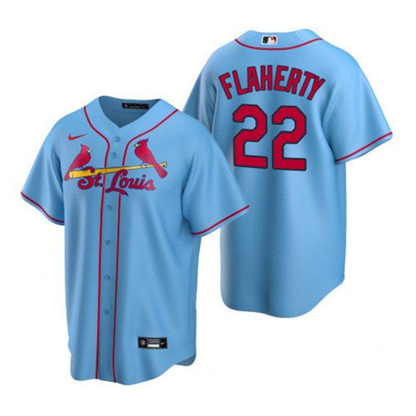 Jack Flaherty St. Louis Cardinals blue jersey