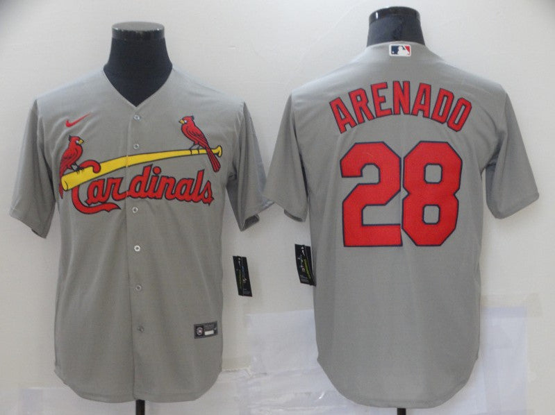 Nolan Arenado St. Louis Cardinals grey jersey
