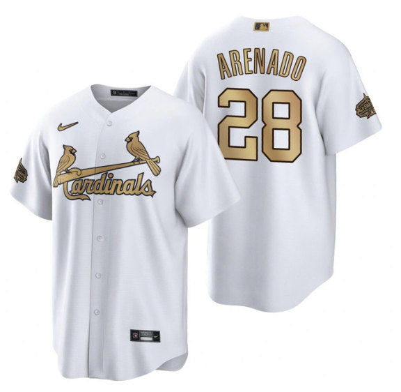 Nolan Arenado St. Louis Cardinals white All-Star jersey