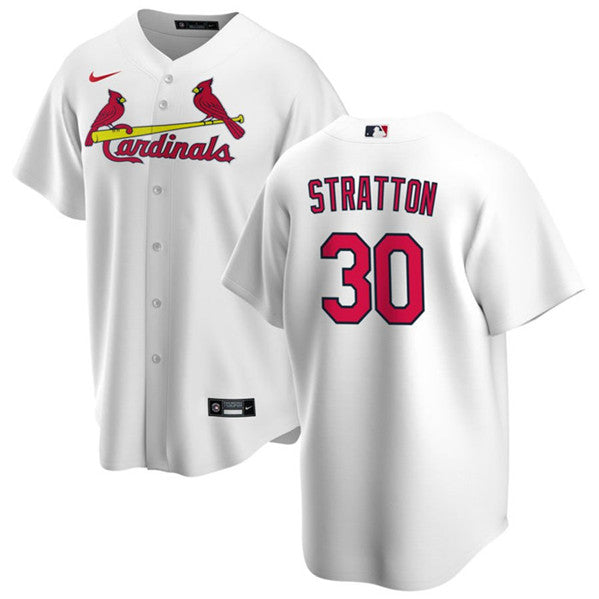 Chris Stratton St. Louis Cardinals white jersey