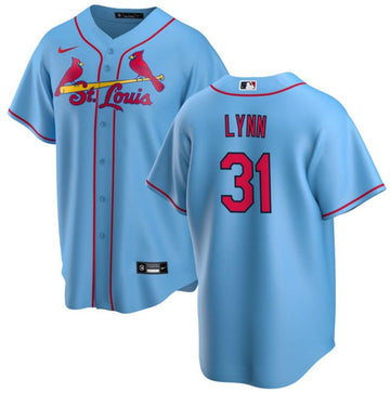 Lance Lynn St. Louis Cardinals blue jersey