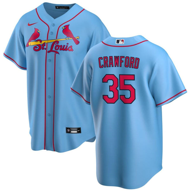 Brandon Crawford St. Louis Cardinals blue jersey