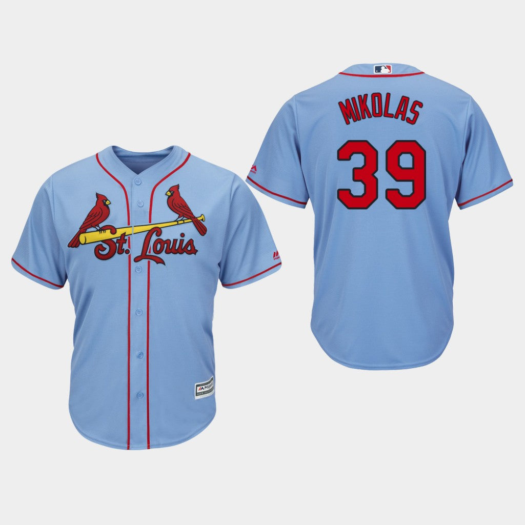 Miles Mikolas St. Louis Cardinals blue jersey