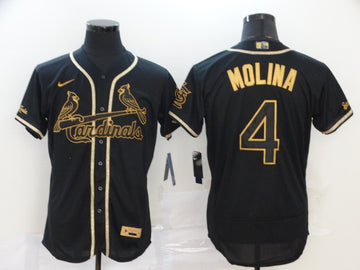 Yadier Molina St. Louis Cardinals black jersey