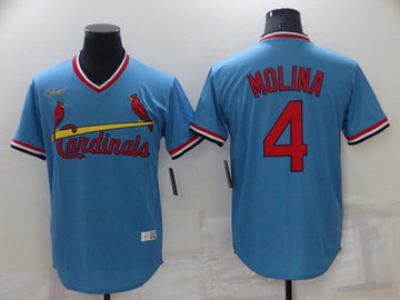 Yadier Molina St. Louis Cardinals blue jersey