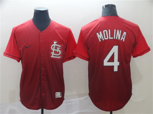 Yadier Molina St. Louis Cardinals red jersey