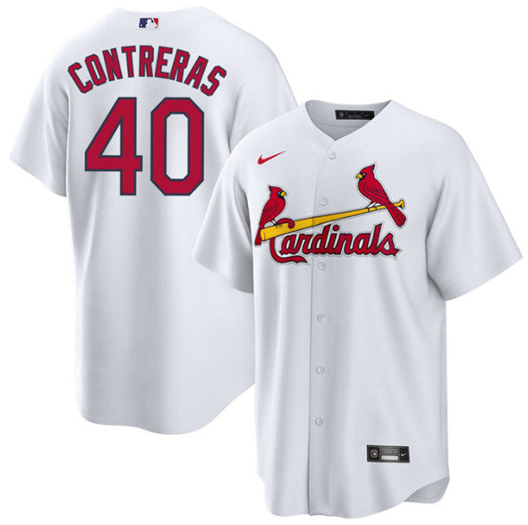 Willson Contreras St. Louis Cardinals white jersey