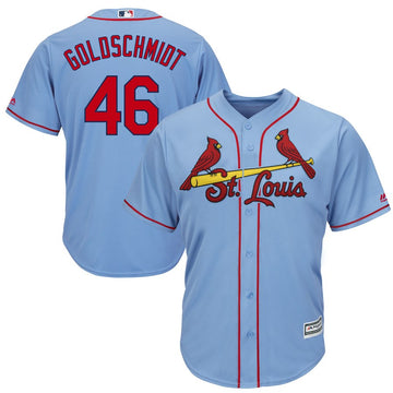 Paul Goldschmidt Majestic St. Louis Cardinals blue jersey