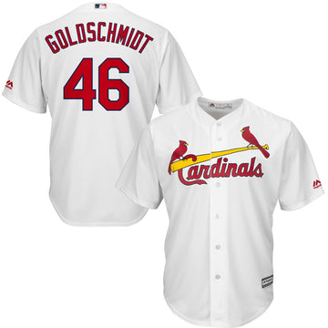 Paul Goldschmidt Majestic St. Louis Cardinals white jersey
