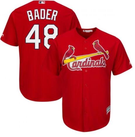 Harrison Bader St. Louis Cardinals red jersey