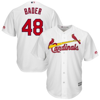 Harrison Bader St. Louis Cardinals white jersey