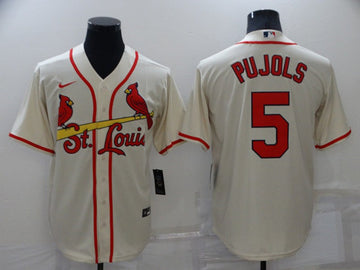 Albert Pujols St. Louis Cardinals cream jersey